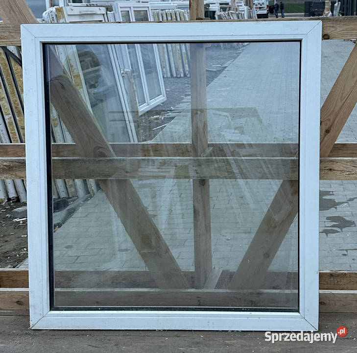 OKNA KacprzaK Witryna 100X111 FIX Używany PCV Siedlce sprzedam