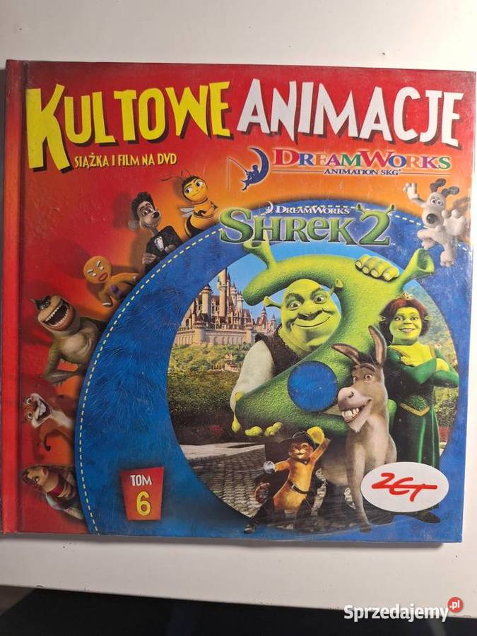 SHREK 2 Kultowe Animacje DreamWorks Książka Film