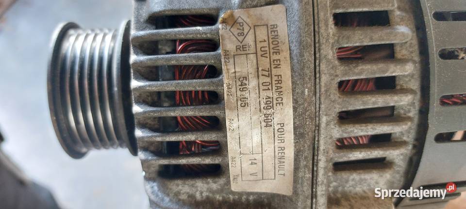 ALTERNATOR Renault A3132 12V75A Porąbka sprzedam