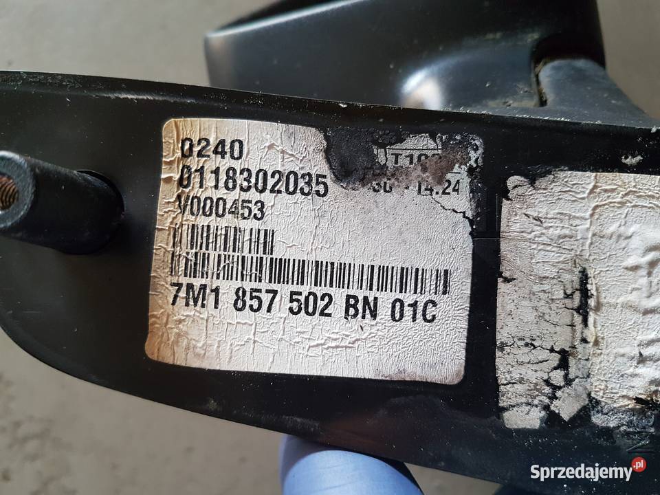 VW SHARAN MK1 LIFT 2001 2003 LUSTERKO PRAWE 5 osobowe Turek sprzedam