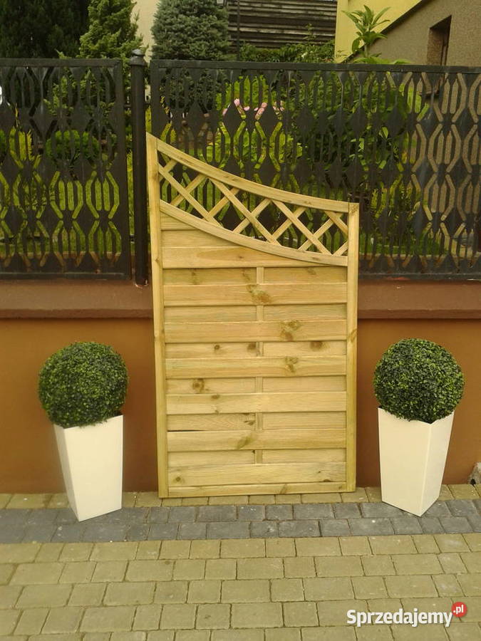 Płot z Łukiem i Kratką Pergola Mocne Ploty Dom i Ogród pomorskie Chojnice