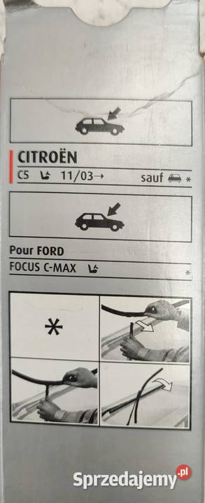 PIÓRO WYCIERACZKI PRZÓD 650mm CITROEN C5 I DC Pióra wycieraczek