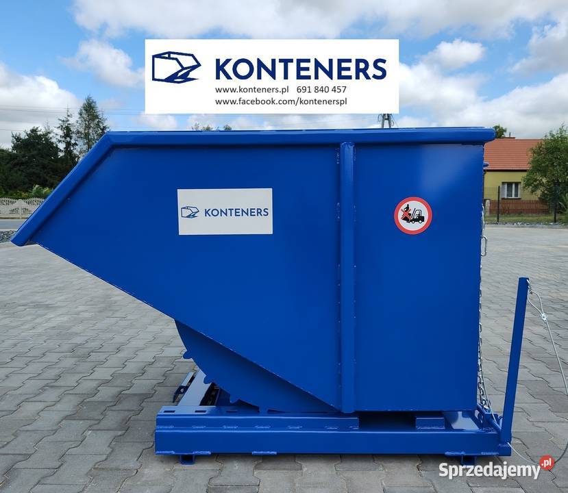 Kontener pojemnik samowyładowczy koleba do wózka Katowice