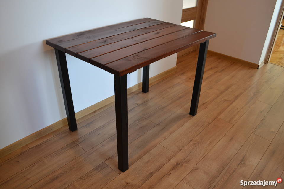 Stolik kawowy Stół ogrodowy drewniany SD003 100cm podkarpackie Zalesie