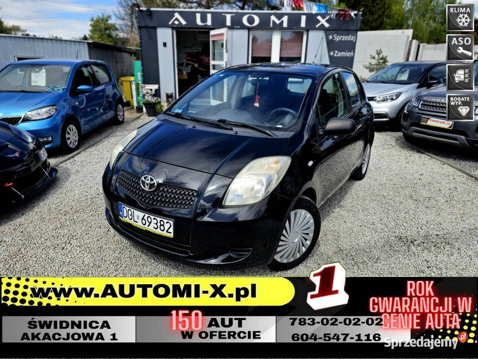 Toyota Yaris 13 Benzyna LPG 5 Drzwi Klima Świdnica