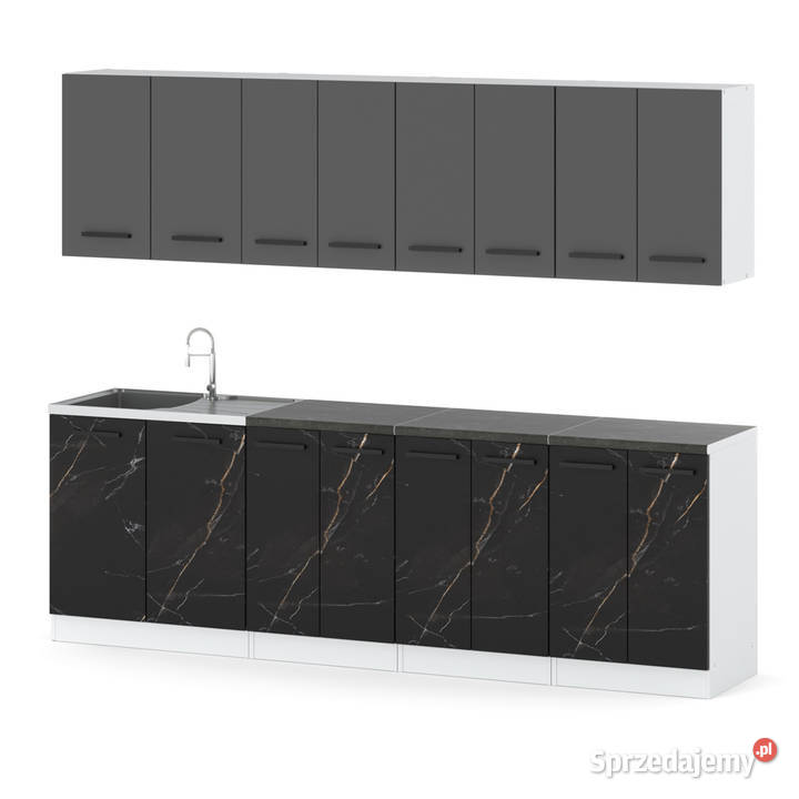 Kuchnia Z Blatem Duża Vero 26m Zestaw Kuchenny 260cm