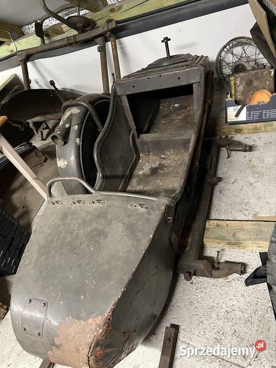 M72 kosz do motocykla m72 początek lat 50 Chełm