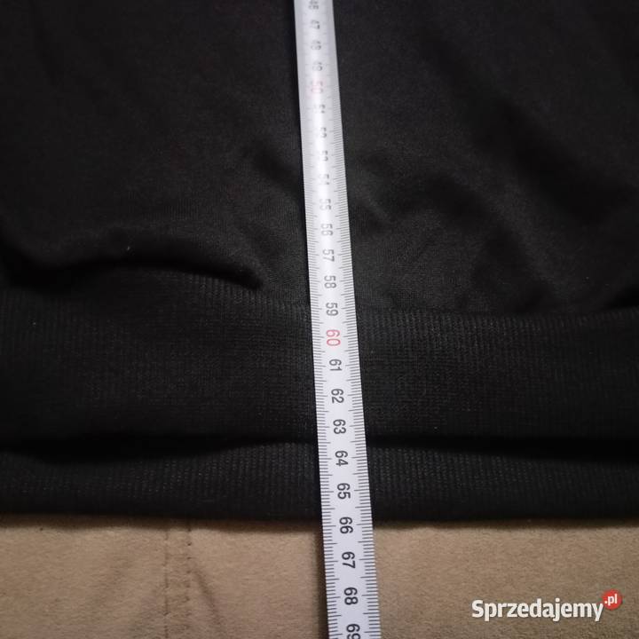 Czarna bluza BASIC M L gładka bez kaptura 100