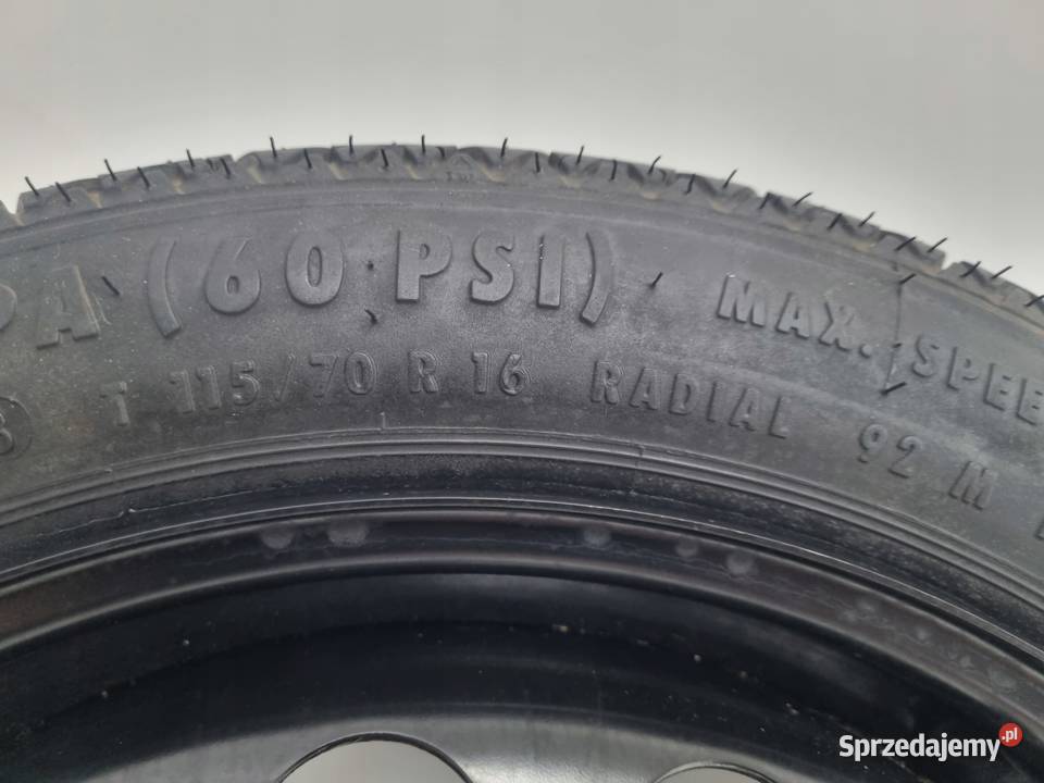 KOŁO DOJAZDOWE ZAPASOWE Opel Vectra C Astra H Samochodowe lubelskie Chełm