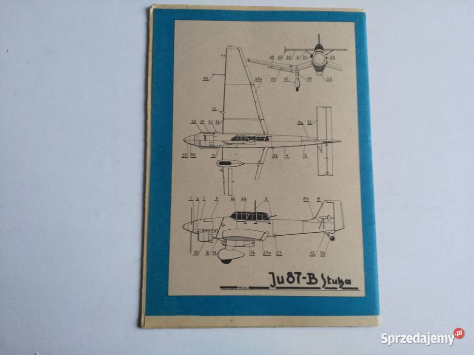 Mały Modelarz 11991 Myśliwiec Junkers Ju 87B Dąbrowa Górnicza