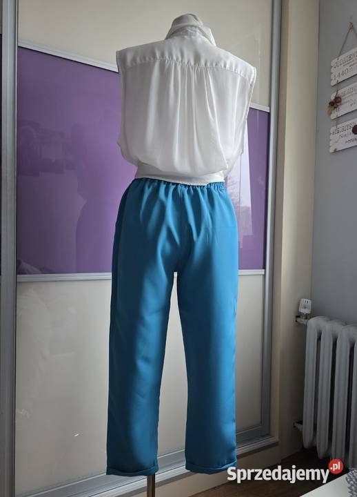 Garnitur damski turkusowy XL Bez wzoru Głogów