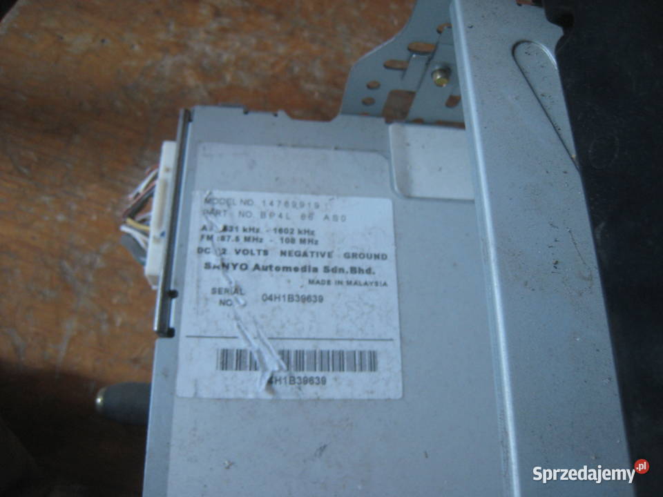 Radio radioodtwarzacz oryginalny sanyo mazda 3 małopolskie Kraków