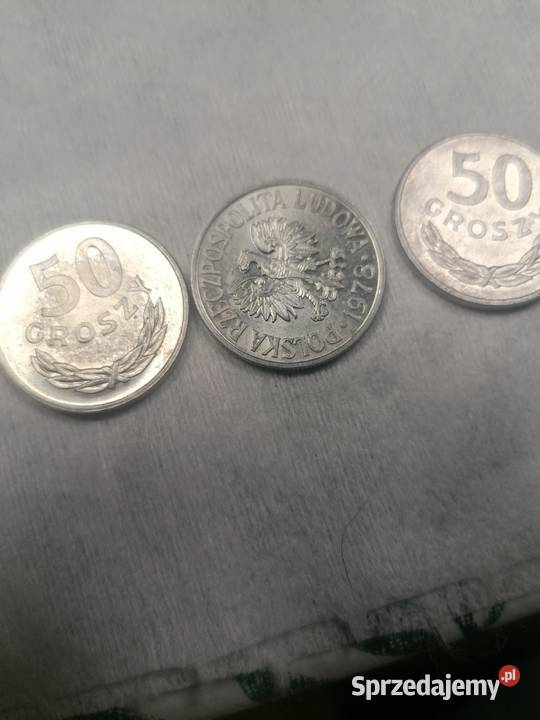 50 groszy PRL bez mennicy lubelskie Lublin