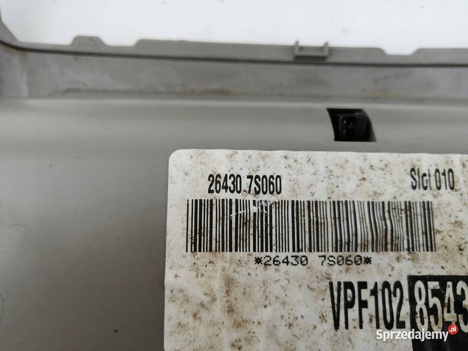 CENTRALNA KONSOLA NAKŁADKA PODSUFITKI NISSAN wielkopolskie Nowy Tomyśl