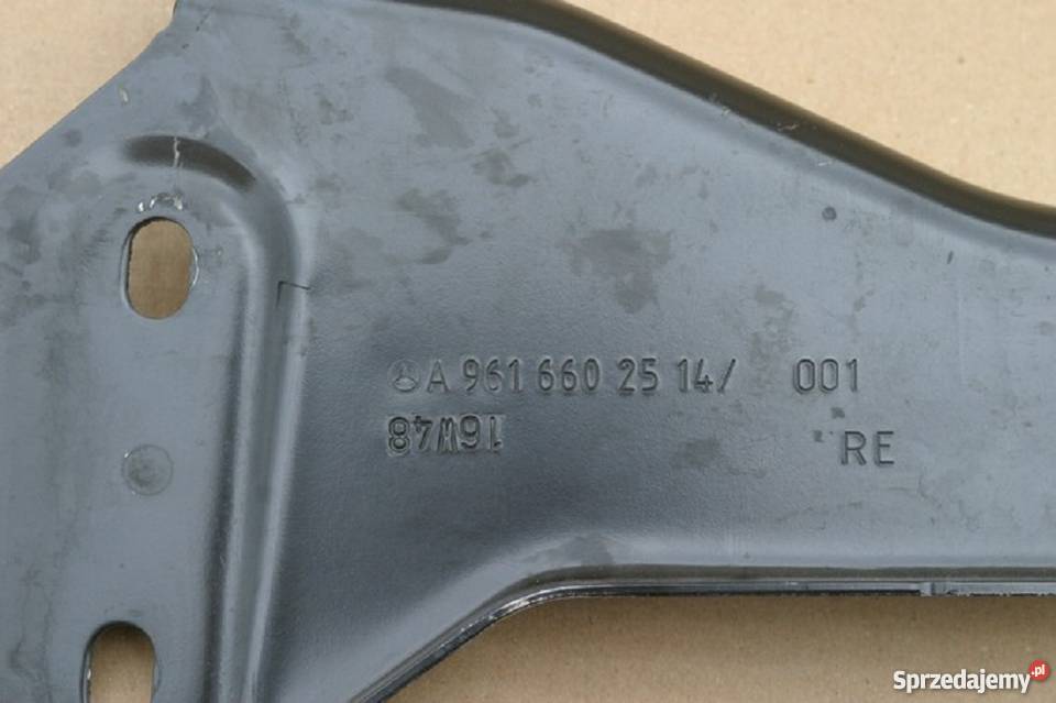 MERCEDES ACTROS MP4 WSPORNIK PRZEDNIEGO BŁOTNIKA