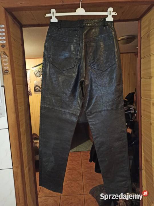 Damskie spodnie skórzane wielkopolskie Złotów sprzedam