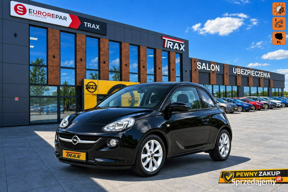 Opel Adam 12 70 Salon Niski przebieg klimatyzacja Łódź