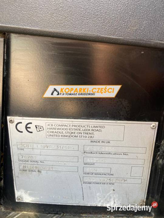 Wózek widłowy sztaplarka JCB Teletruk TLT 30G Wózki widłowe Kosakowo