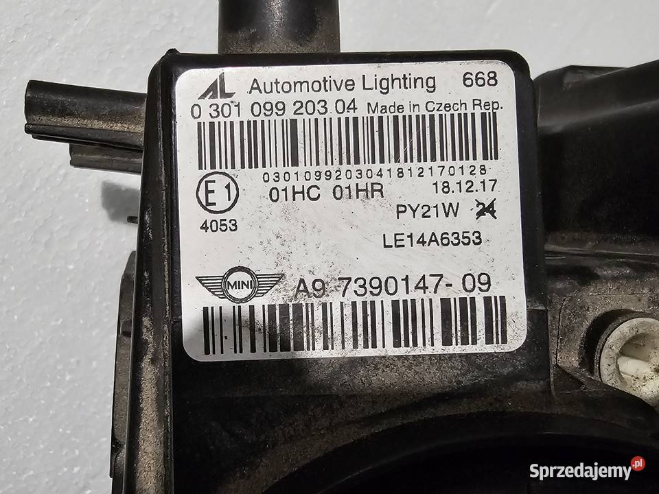 Lewa przednia lampa Mini F60 mazowieckie