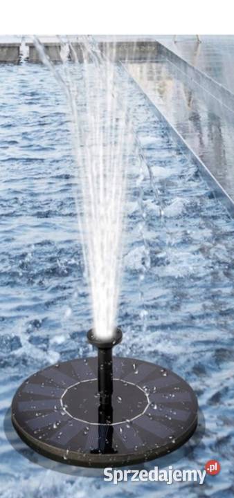 FONTANNA SOLARNA OGRODOWA PŁYWAJĄCA DO WODY Fontanny i kaskady