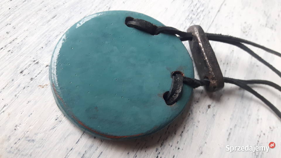 Naszyjnik ceramiczny ręcznie wykonany Otwock sprzedam