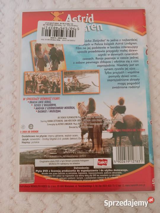 Film dzieci Ronja córka zbójnika Astrid Lindgren Kraków