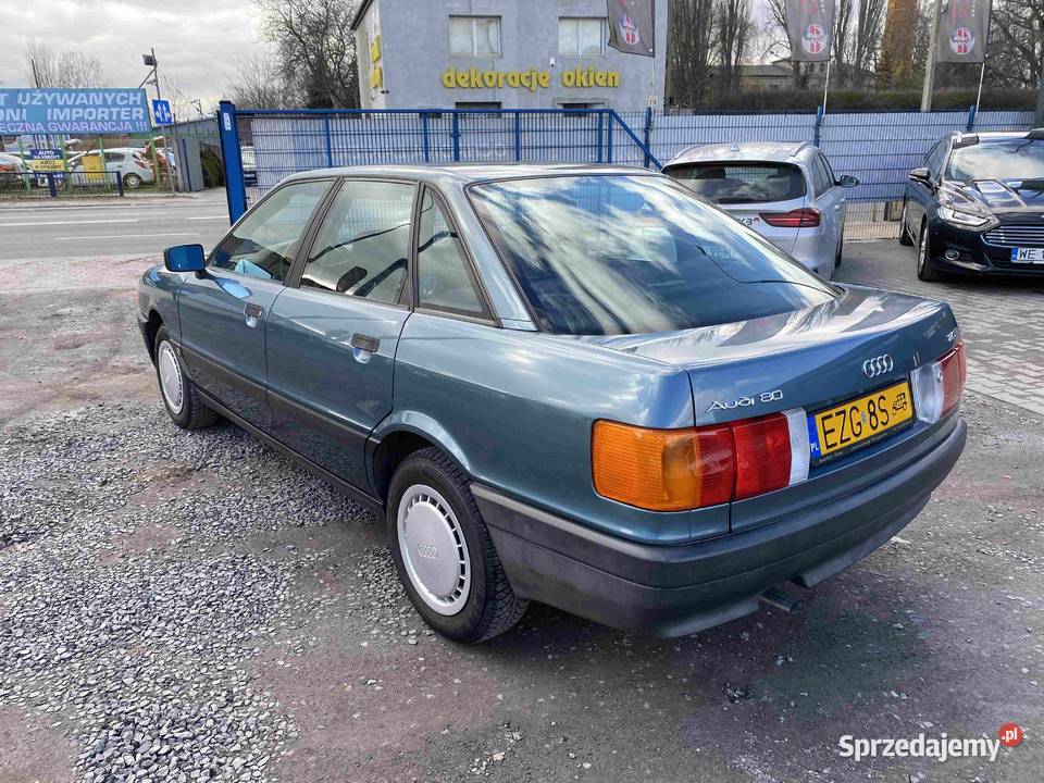 Audi 80 B3 20 benz Automat Oryginalny Lakier Rok produkcji 1990 Zgierz