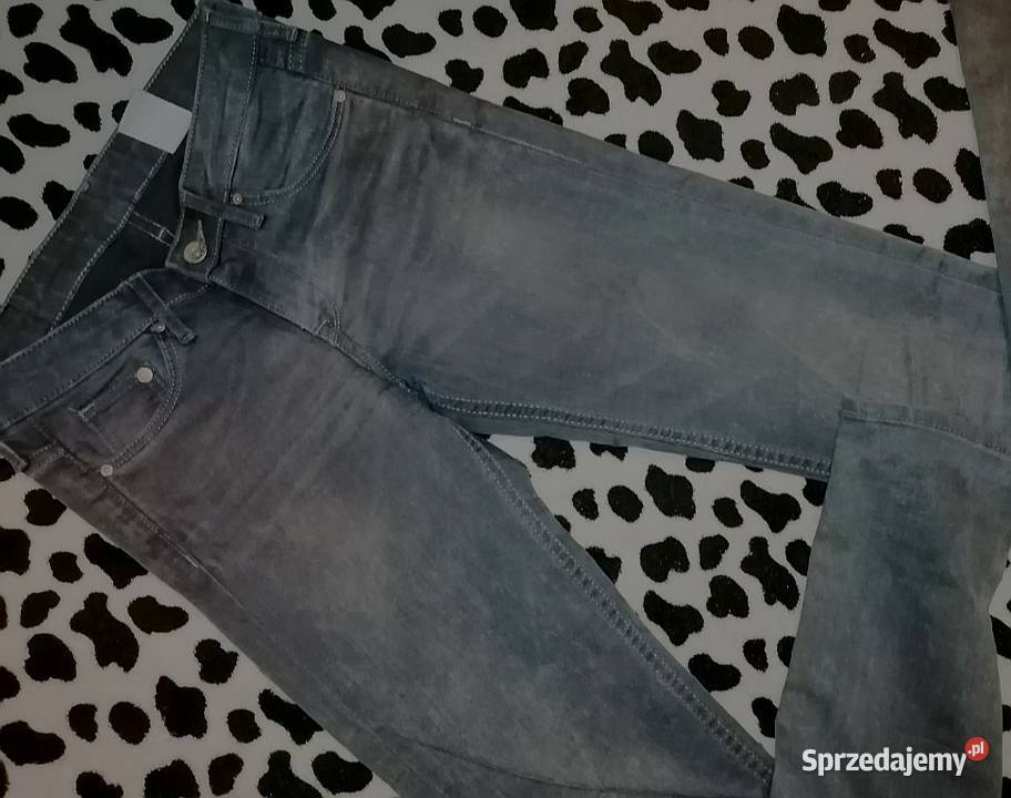 NOWE Szare Dżinsy jeansy spodnie rurki skinny HM wielkopolskie Leszno