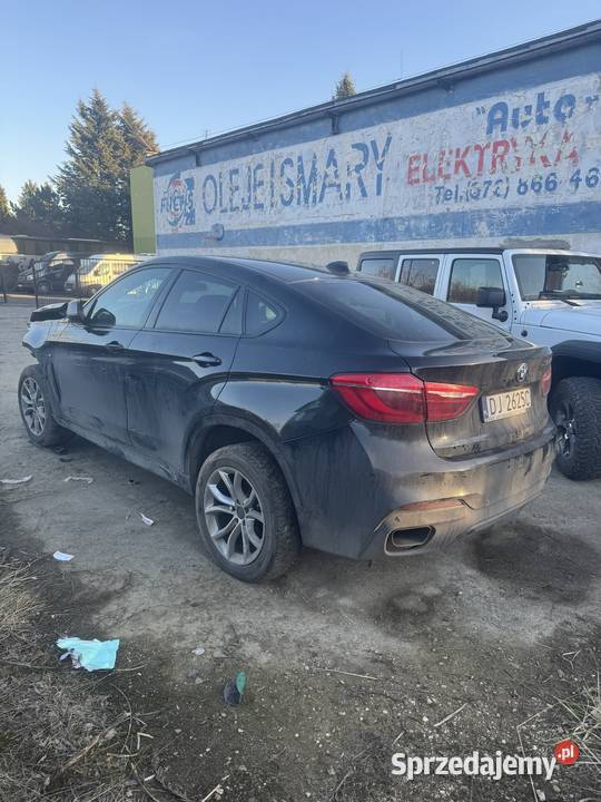 Bmw x6 f16 2015r m50d 381 msport uszkodzone Legnica
