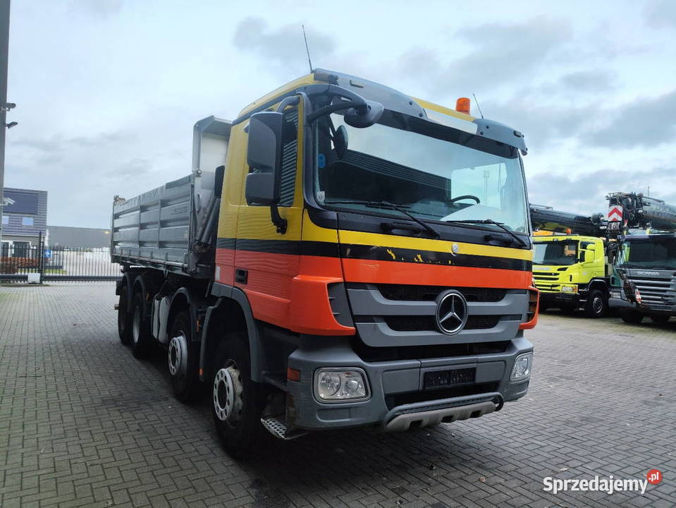 4 osiowa wywrotka 3 stronna 8x4 Mercedes Wywrotki mazowieckie