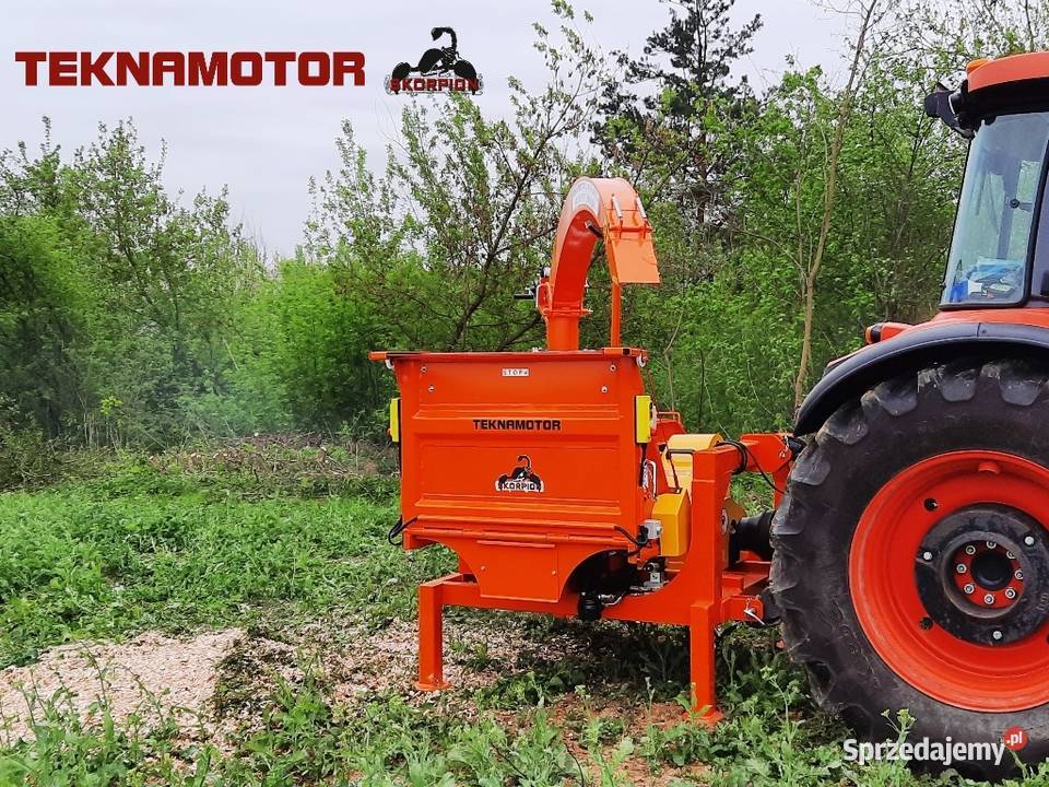 Ciągnikowy rębak bębnowy Skorpion 280 RBG Ostrowiec Świętokrzyski