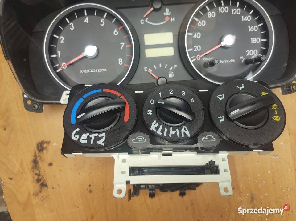 Hyundai Getz panel nawiewu klimatyzacji osobowe Części Kielce