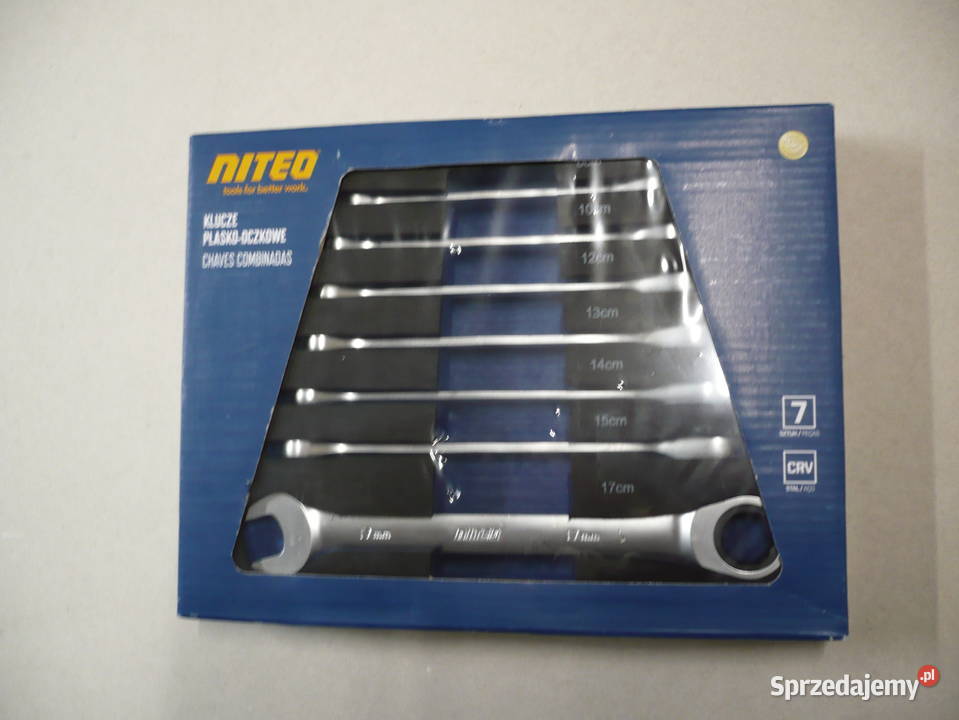 zestaw kluczy płaskooczkowych z grzechotką w Jaworzno sprzedam