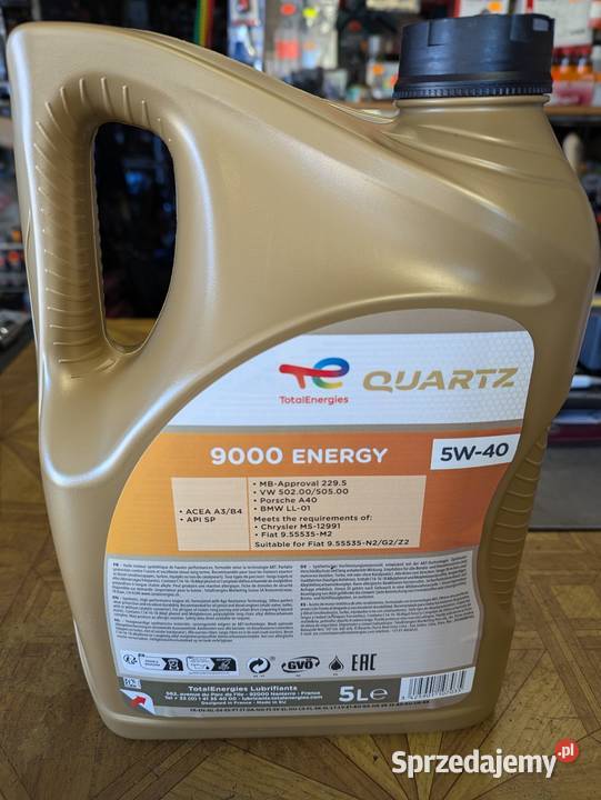 Olej Total Quartz 900 Energy 5W40 5l Łopuszno