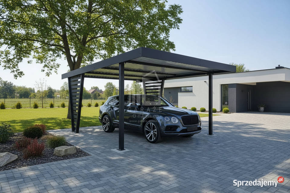 Carport V PREMIUM 4x5m Wypełnienie panelami Jastrzębie-Zdrój