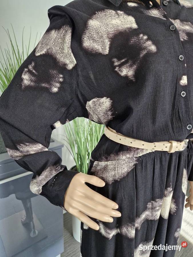 Nowa sukienka midi z wiskozy zachodniopomorskie Nowogard