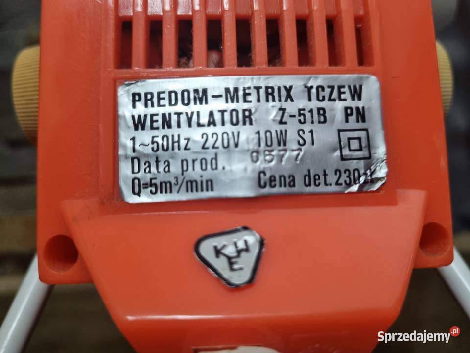 Stary wentylator PREDOMMETRIX ZEFIR Z51B Tczew Jazowa