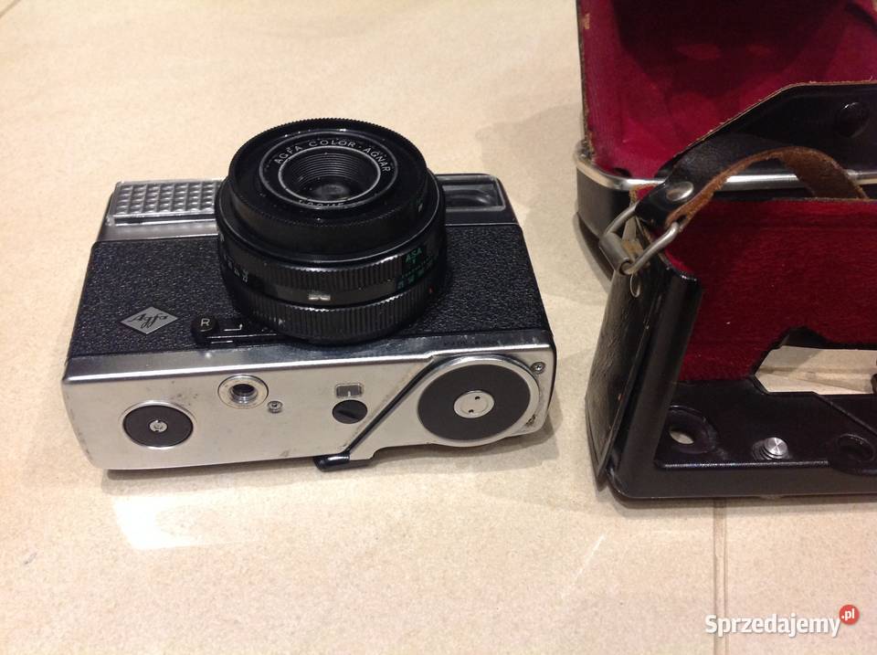 Stary Aparat fotograficzny AGFA skórzane etui