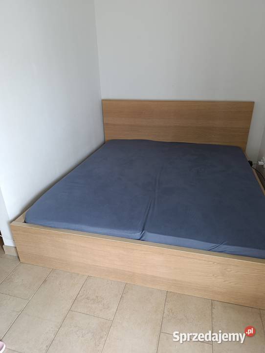 Łóżko Malm Ikea 180200 ze stelażem opolskie Radostynia