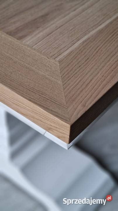 Piękny dębowy stół rozkładany Hampton bielony sprzedam
