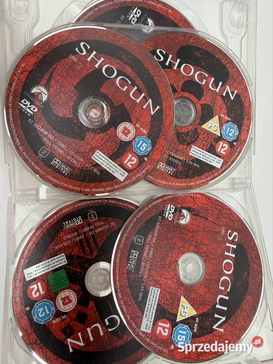 SZOGUN SHOGUN 5DVD napisy BOX mazowieckie Warszawa