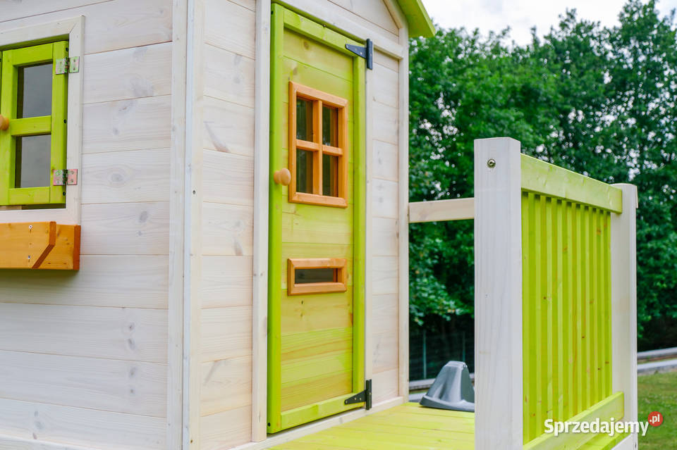 Drewniany domek ogrodowy dzieci Trzemeśnia