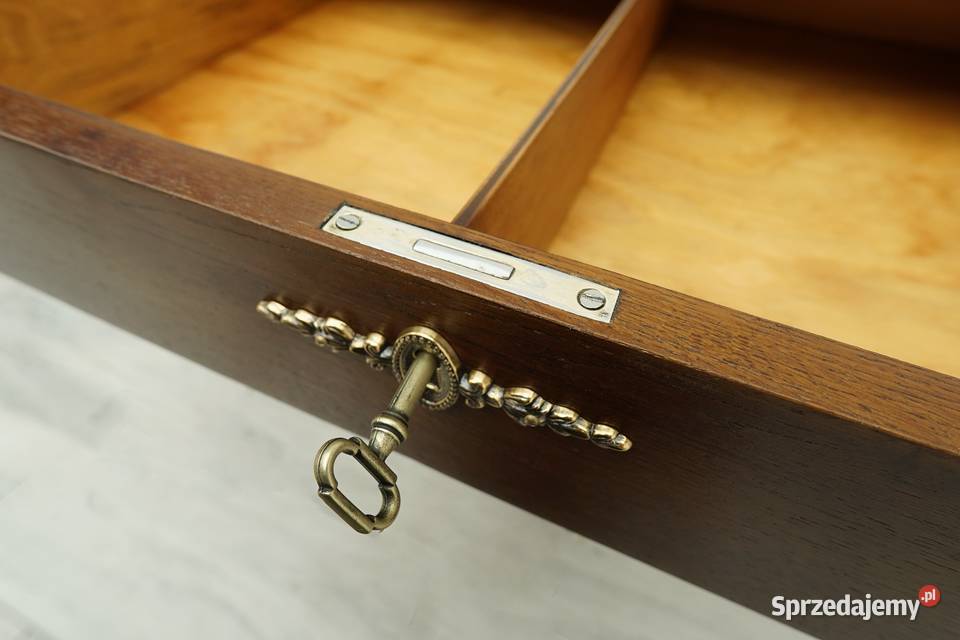 Zabytkowe biurko z lat 20tych w stylu secesyjnym Meble Jerka