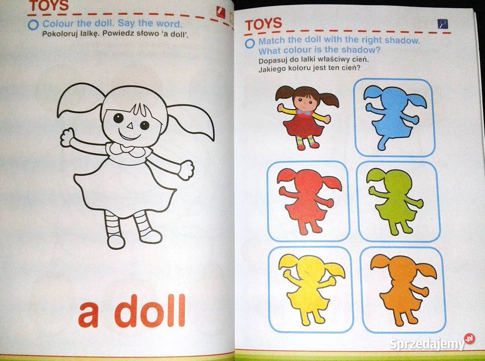 Angielski Kolorowe zgadywanki 36 CD Anna Caudle lubelskie Chełm