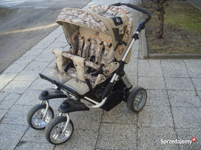 Wózek bliźniąt Twin Raptor spin Herqules kolor C Bliźniacze pomorskie Gdynia sprzedam