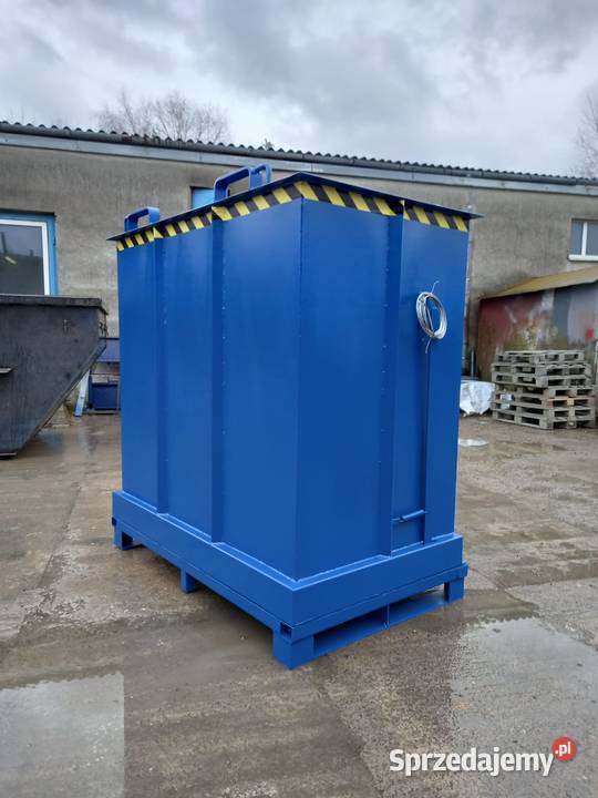 Kontener z otw dnem PMDC 1500 L jakość premium Kielce sprzedam