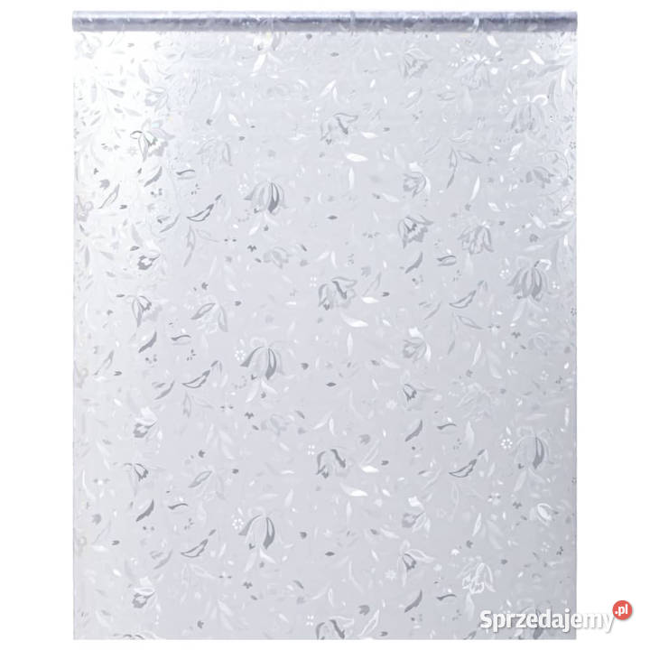 Folia okienna matowa wzór w kwiaty 45x500 PVC mazowieckie Warszawa