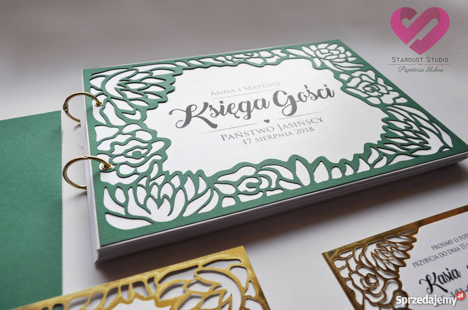 Wyjątkowe zaproszenia ślubne Flower Frame Białystok