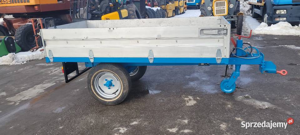 Przyczepa do mini traktorka z wywrotem kiper świętokrzyskie Nowy Korczyn