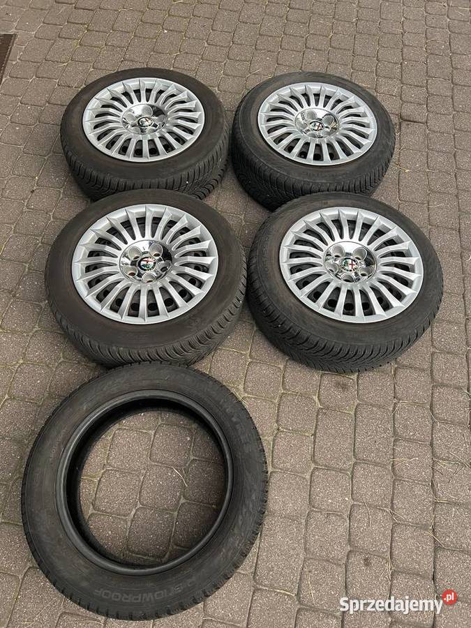 Alfa Roemo GIulietta koła zimowe i poprzeczki na mazowieckie